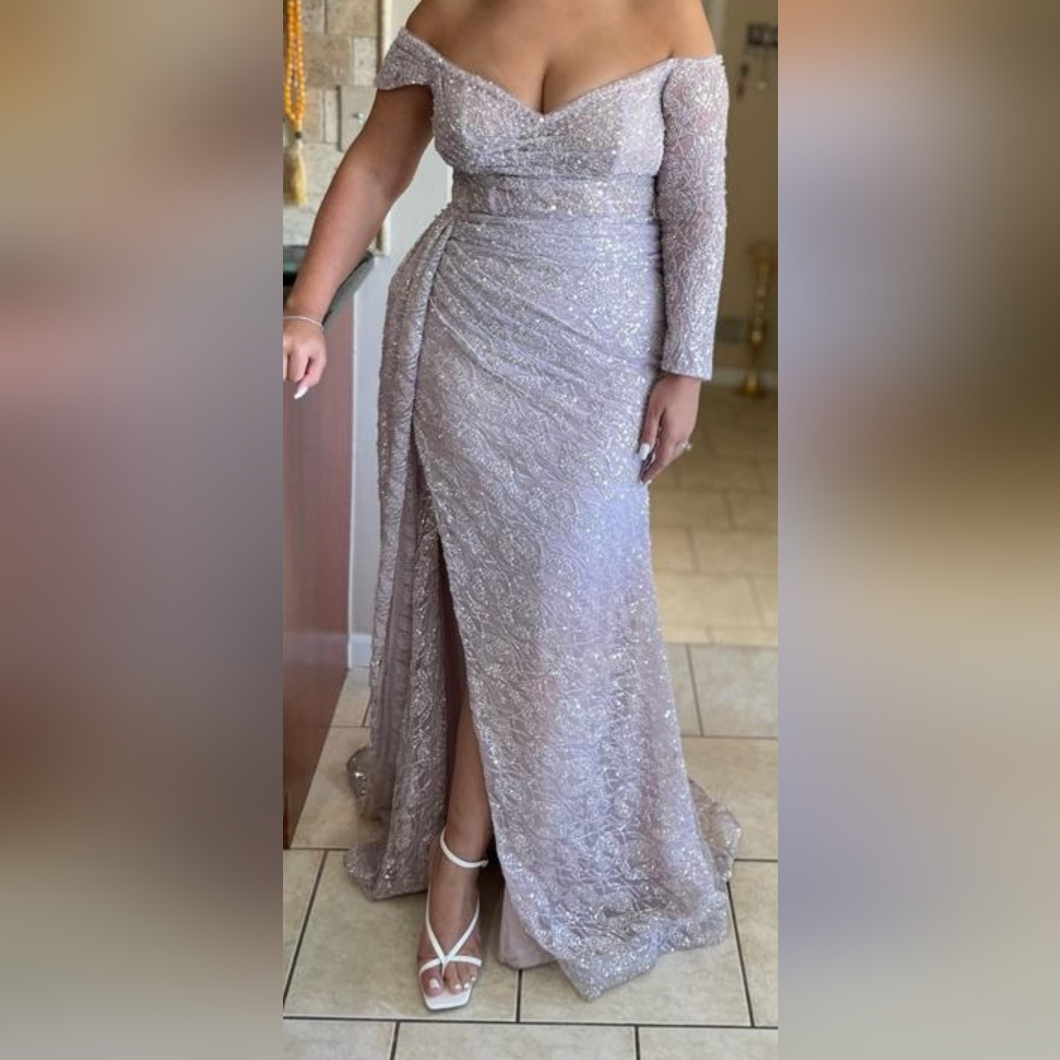 Lavender Prom Dress Worn Once Size 8